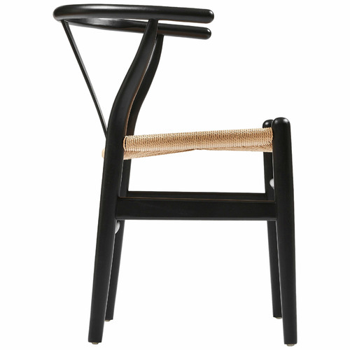 Black & Natural Replica Hans Wegner Wishbone Chairs