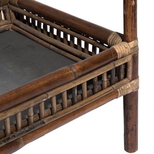 Kayla Bay by Temple & ster Seville Rattan & Bamboo Tea Cart