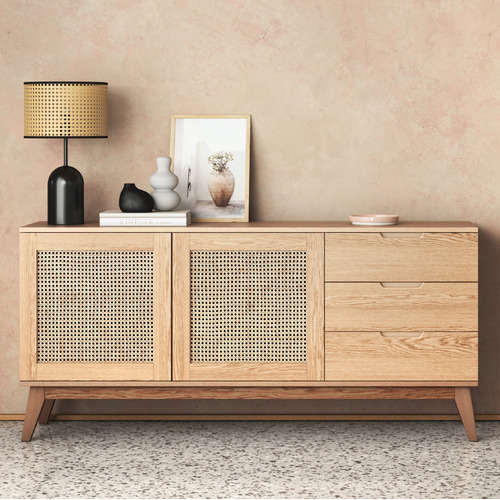 Kayla Bay by Temple & ster Oak Sunderland Sideboard Buffet