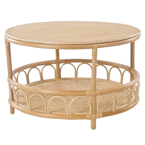 timor rattan coffee table