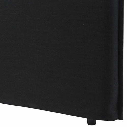 Kayla Bay by Temple & ster Black Diablo Bedhead with Slipcover