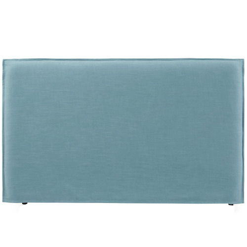 Kayla Bay by Temple & ster Teal Diablo Bedhead with Slipcover
