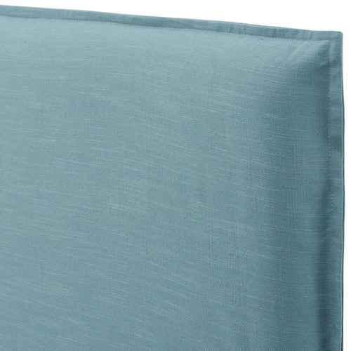 Kayla Bay by Temple & ster Teal Diablo Bedhead with Slipcover