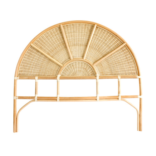 Kayla Bay by Temple & ster Natural Marianna Rattan & Wicker Bedhead