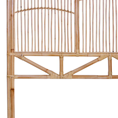 Kayla Bay by Temple & ster Natural Marley Rattan Bedhead