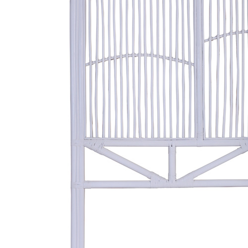 Kayla Bay by Temple & ster White Marley Rattan Bedhead