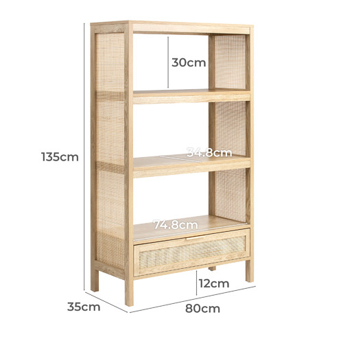 Kayla Bay by Temple & Webster Kala 3 Tier Bookshelf