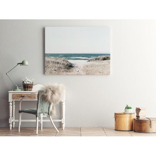 Kayla Bay by Temple & Webster Footprints Canvas Wall Art