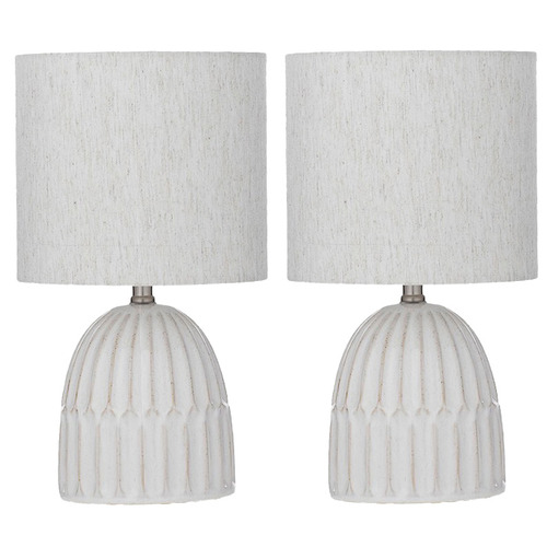 gray lamp set