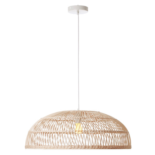 Kayla Bay by Temple & Webster Abigail Rattan Pendant Light