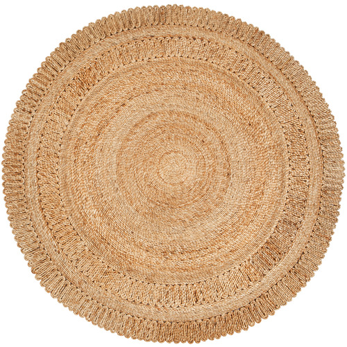 Kayla Bay by Temple & Webster Round Magnolia Jute Rug