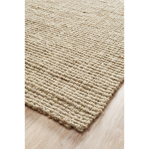 Kayla Bay by Temple & ster Jasmine Platinum Jute Rug