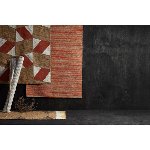 Kayla Bay by Temple & ster White Michihoaca Flat Weave Jute & Cotton Rug