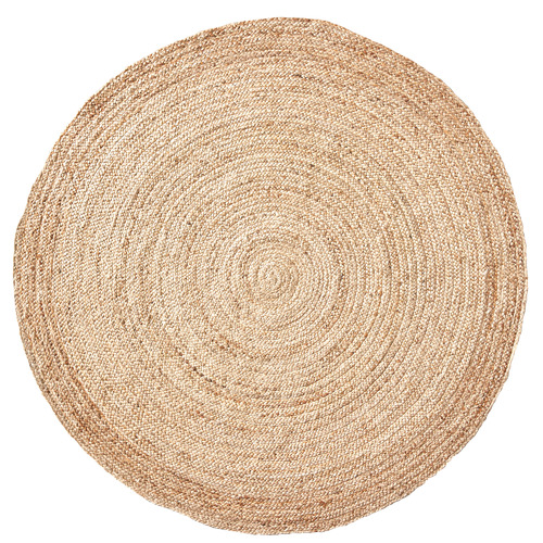 Kayla Bay by Temple & Webster Natural Alba Hand-Woven Jute Round Rug