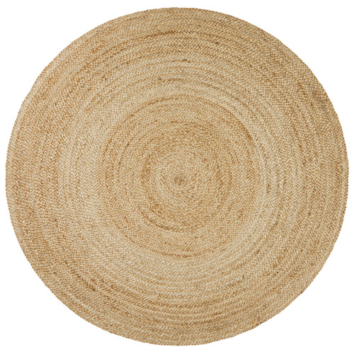 Kayla Bay by Temple & Webster Natural Jute Round Rug