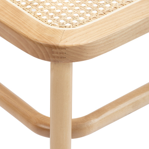 Kayla Bay by Temple & ster Luca Birchwood & Rattan Coffee Table