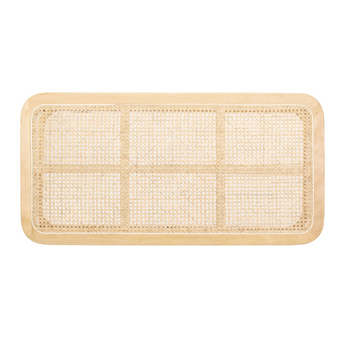 Kayla Bay by Temple & ster Luca Birchwood & Rattan Coffee Table