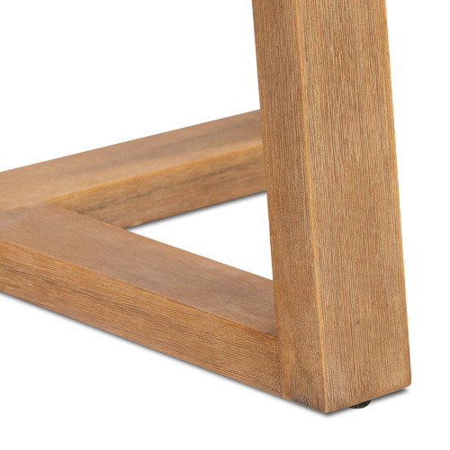 120cm Mara Composite Stone & Acacia Wood Dining Table