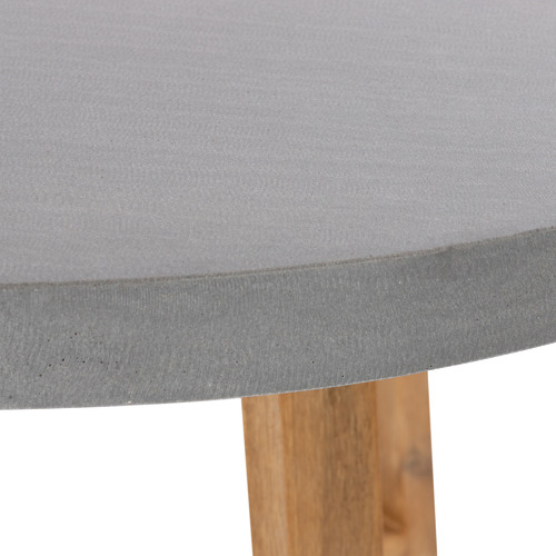 120cm Mara Composite Stone & Acacia Wood Dining Table