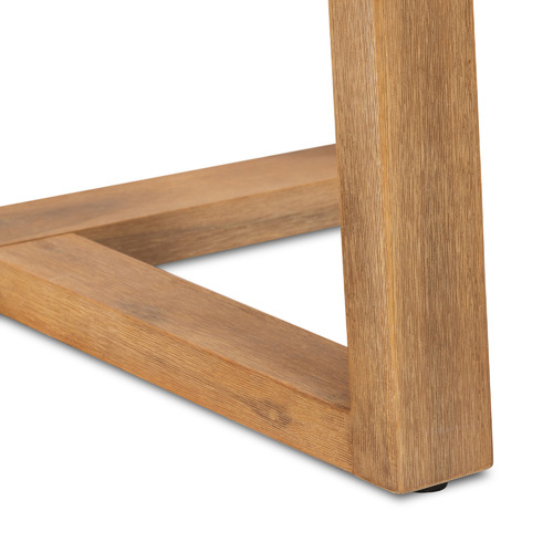 120cm Mara Composite Stone & Acacia Wood Dining Table