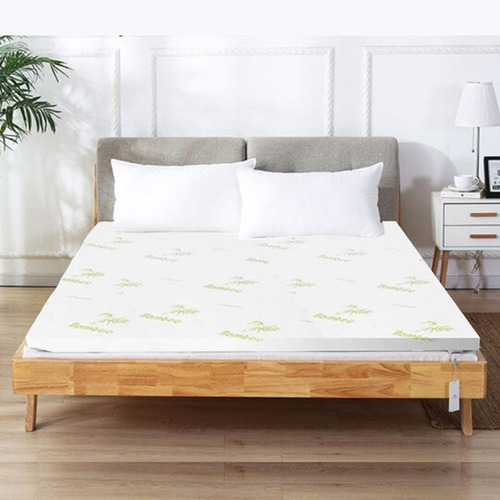 6cm Living Today Memory Foam Bamboo Mattress Topper