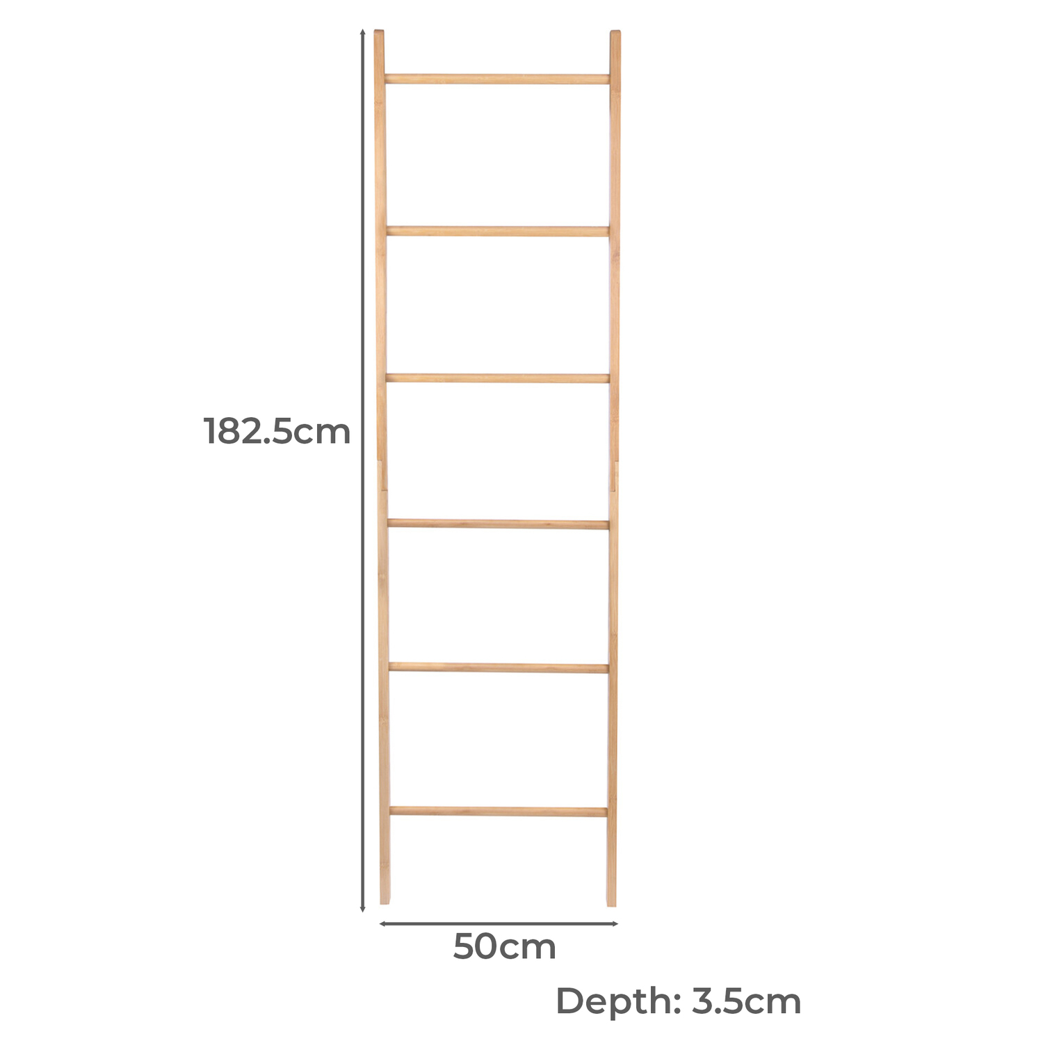 Wallen Bamboo Bathroom Towel Ladder