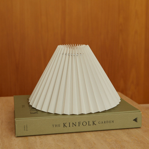Sino-Pleated-Fabric-Lamp-Shade