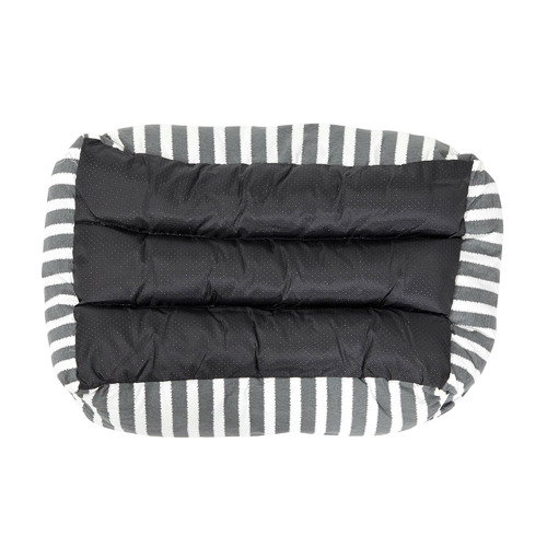 Hamptons Stripe Cotton Bolstered Dog Bed
