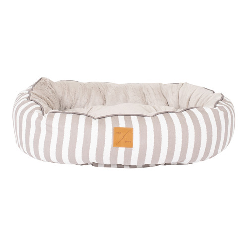 Hamptons Stripe 4 Seasons Cotton Circular Dog Bed
