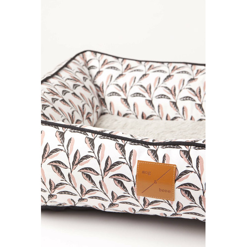 Shadow Quartz Cotton Bolstered Dog Bed
