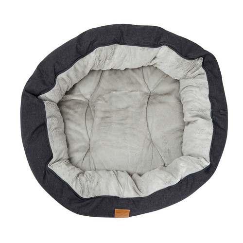 Denim Print 4 Seasons Cotton Circular Dog Bed