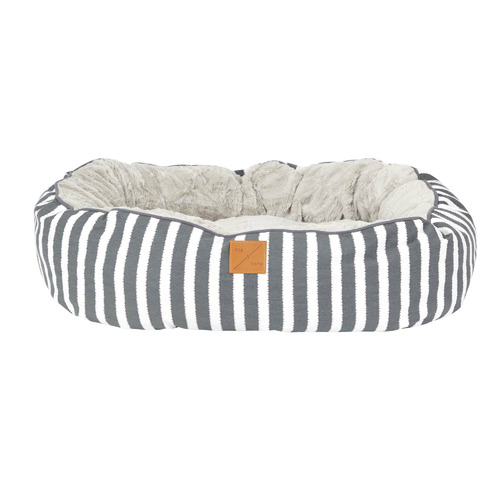 Hamptons Stripe 4 Seasons Cotton Circular Dog Bed