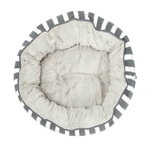 Hamptons Stripe 4 Seasons Cotton Circular Dog Bed