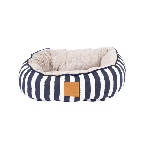 Hamptons Stripe Reversible Cat Bed