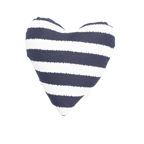 Hamptons Stripe Cotton Heart-Shaped Pet Toy