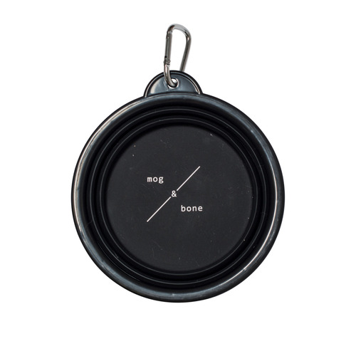 Black Travel Dog Bowl