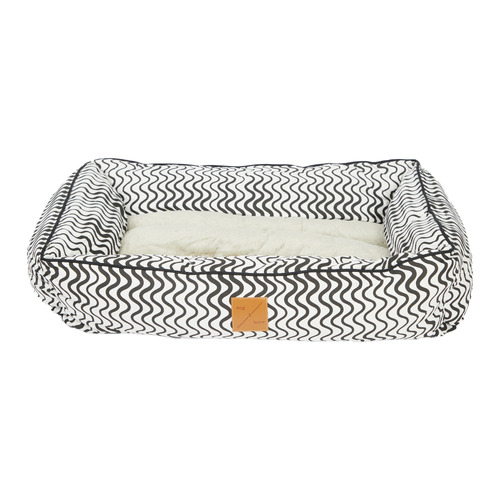 Bolster-Cotton-Blend-Dog-Bed