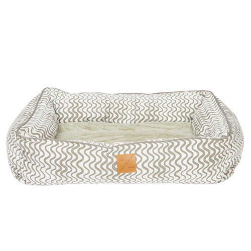 Bolster-Cotton-Blend-Dog-Bed