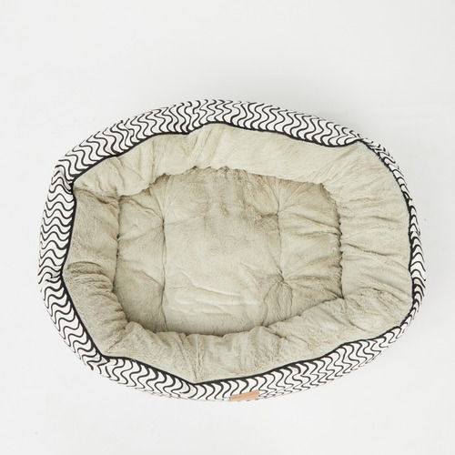 Wave-4-Seasons-Cotton-Round-Dog-Bed