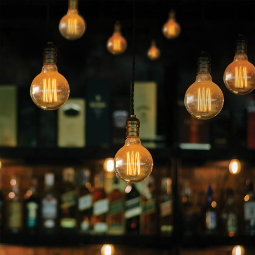 amber filament bulb