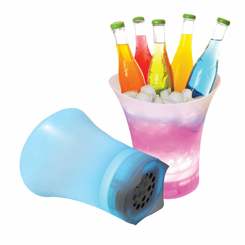 Ice Bucket Speaker with LED Light Show Temple & ster
