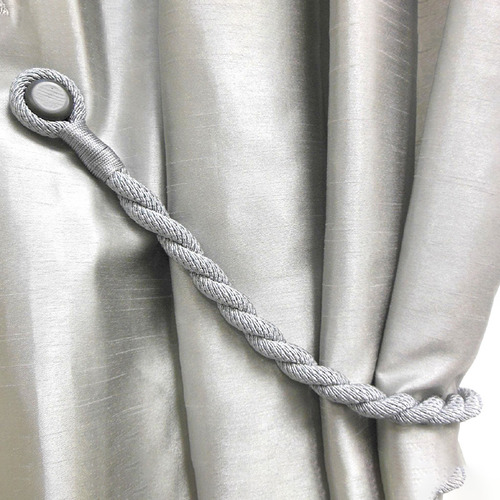 Magnetic Weaved Cotton Blend Curtain Tie Back