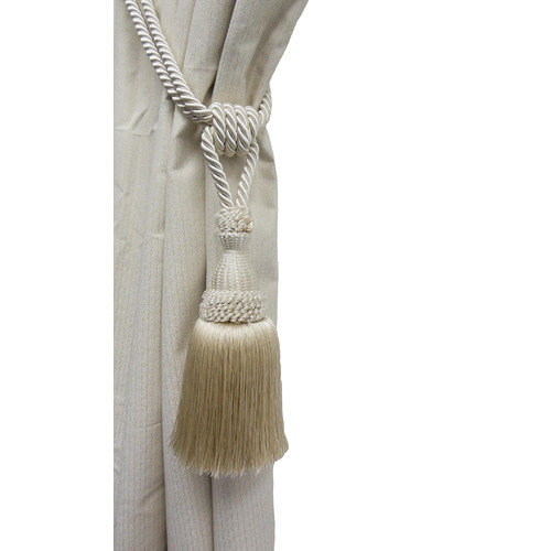 Single Tassel Curtain Tie Back Temple & ster