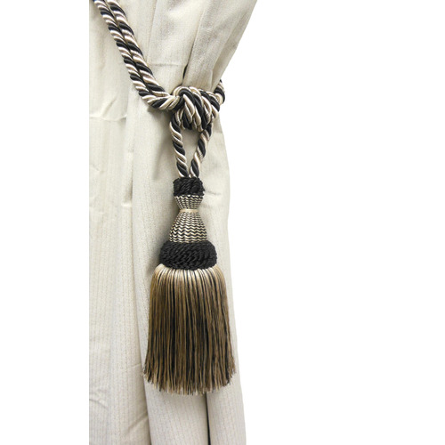 Single Tassel Curtain Tie Back Temple & ster