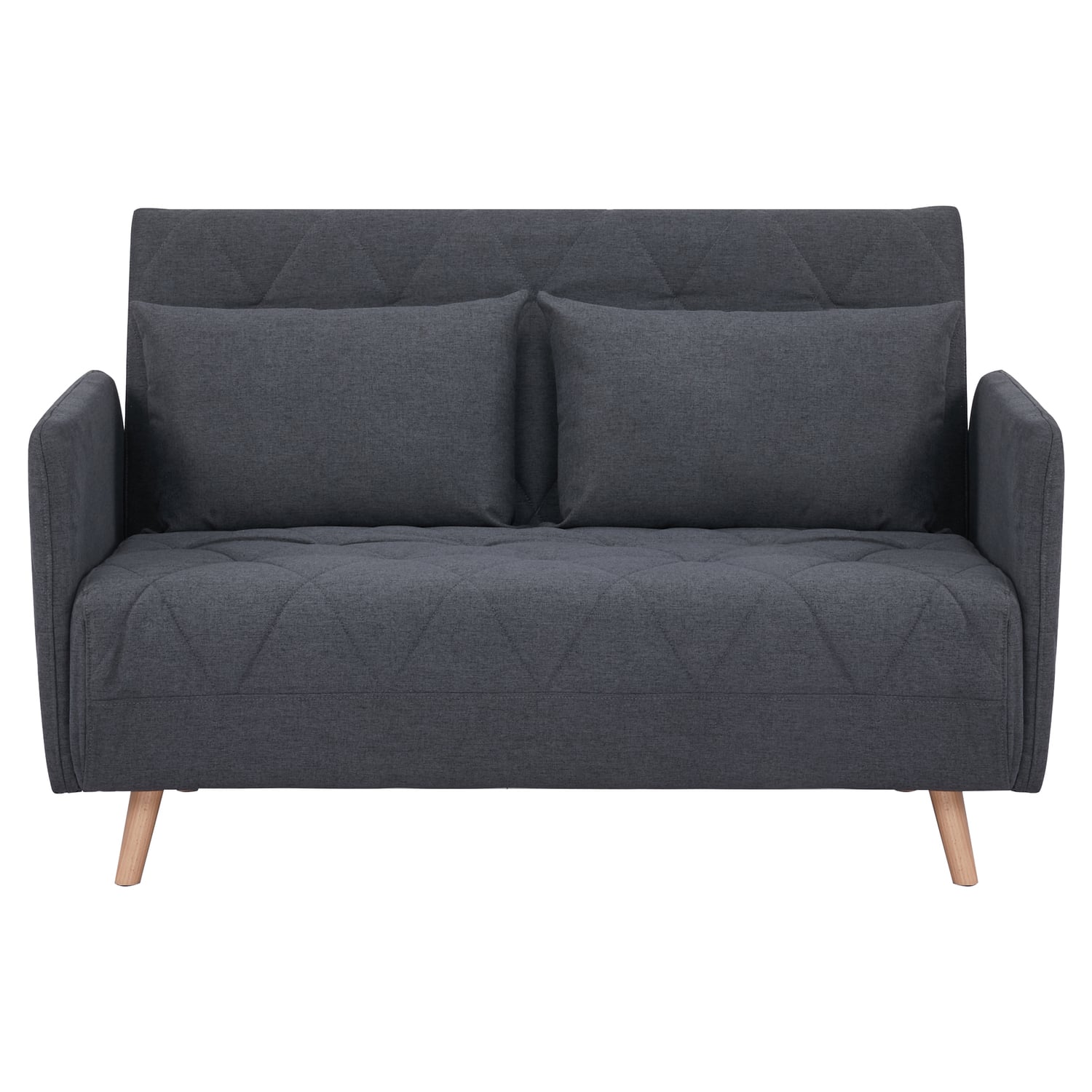 Charcoal Liam Upholstered Sofa Bed