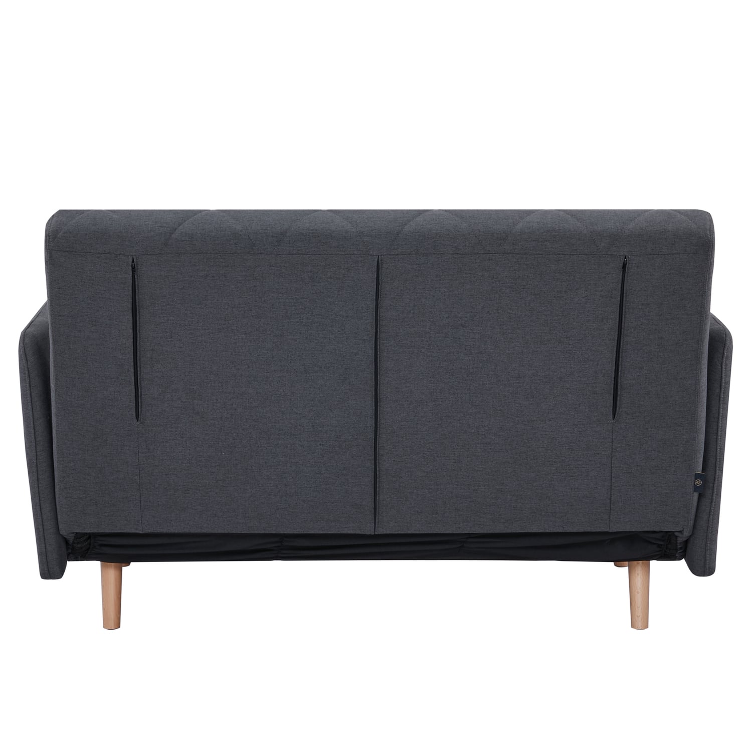 Charcoal Liam Upholstered Sofa Bed