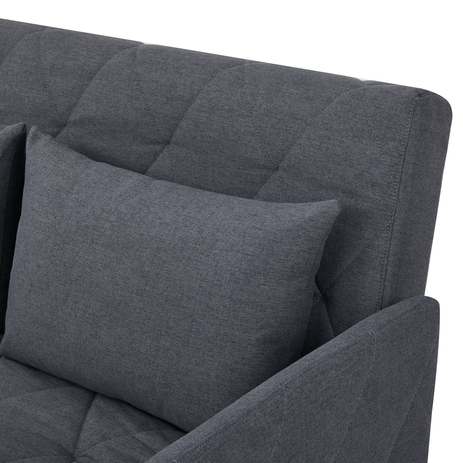 Charcoal Liam Upholstered Sofa Bed