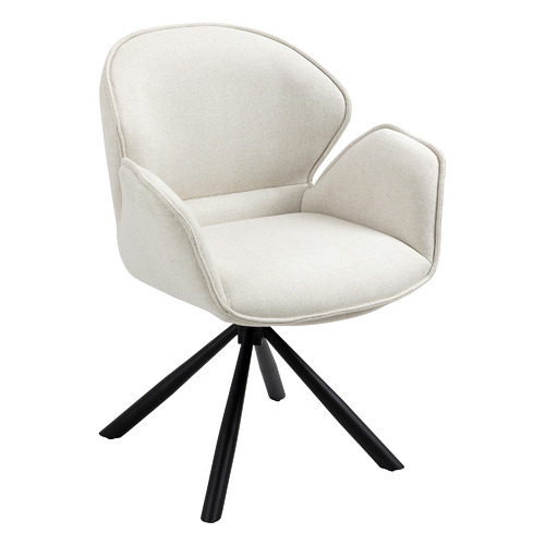 PalmgroveLane Powell Upholstered Swivel Dining Chair Temple & ster