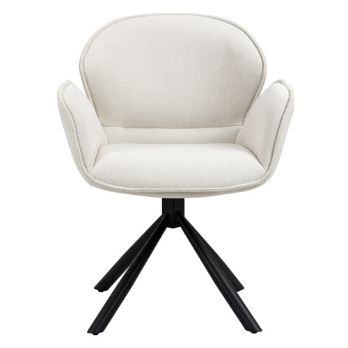 PalmgroveLane Powell Upholstered Swivel Dining Chair Temple & ster