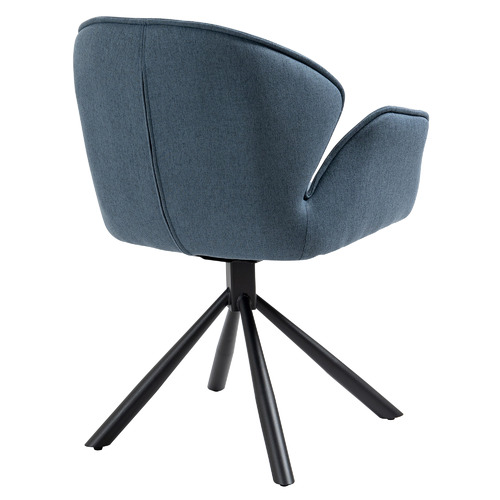 PalmgroveLane Powell Upholstered Swivel Dining Chair Temple & ster